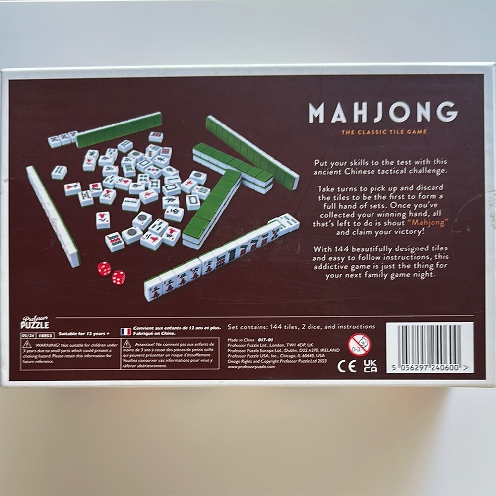 Professor Puzzle The Games Club mahjong replacement tiles - Picture 4 of 4